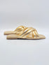 Via Vai kiki lot metallic gold slipper